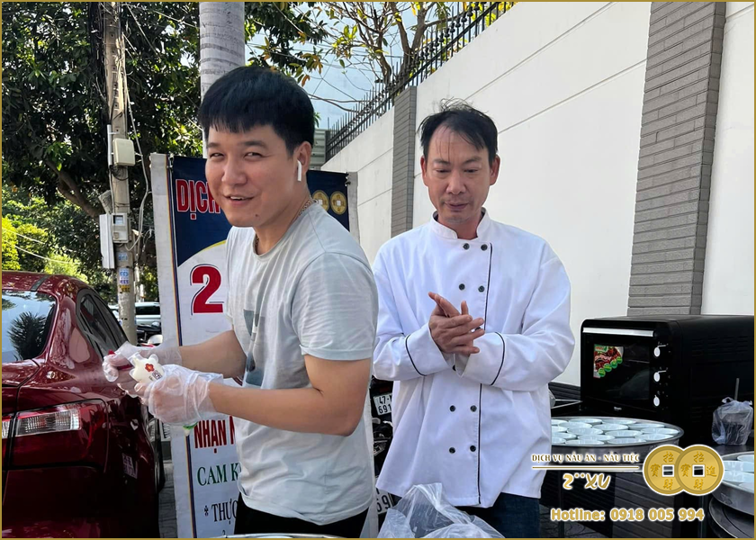 Quy trình đặt dịch vụ nấu tiệc cưới tại Vũng Tàu tại 2XU