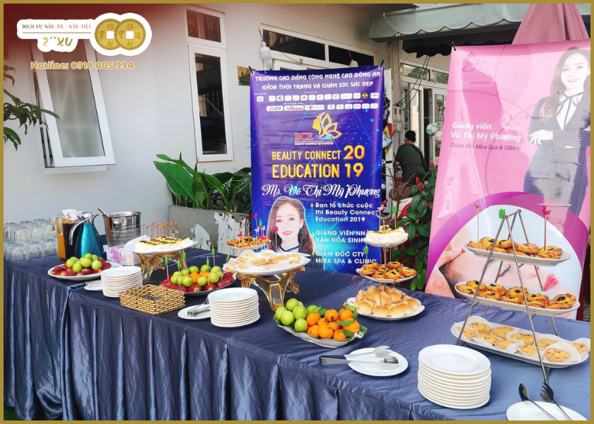 Bố trí khu vực tiệc hợp lý