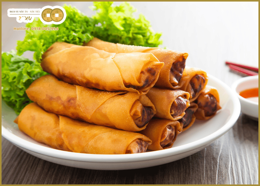 Chả giò và nem cuốn - giòn rụm, dễ ăn