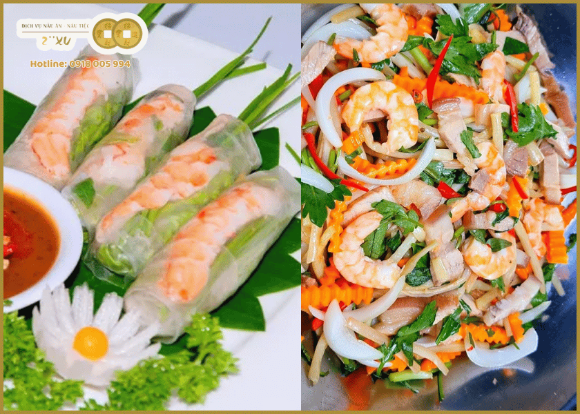 Gỏi cuốn tôm thịt / Gỏi ngó sen