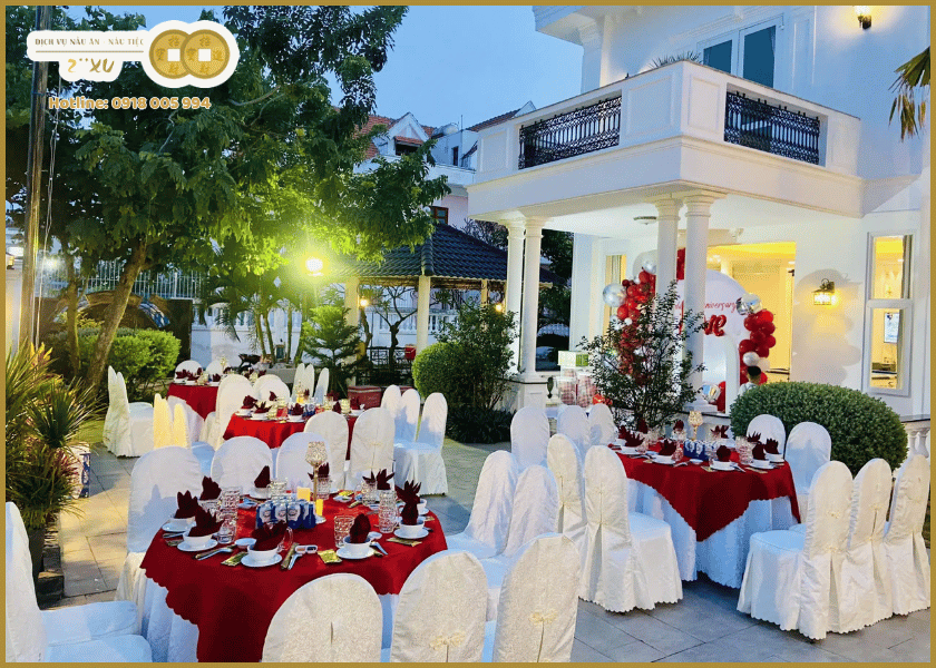 Lên kế hoạch tổng thể trước buổi tiệc