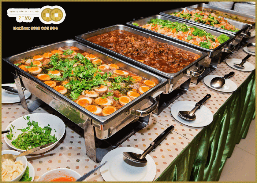 Tiệc buffet - linh hoạt và hiện đại
