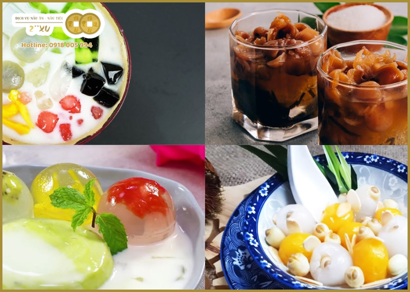 Món tráng miệng giải nhiệt mùa hè