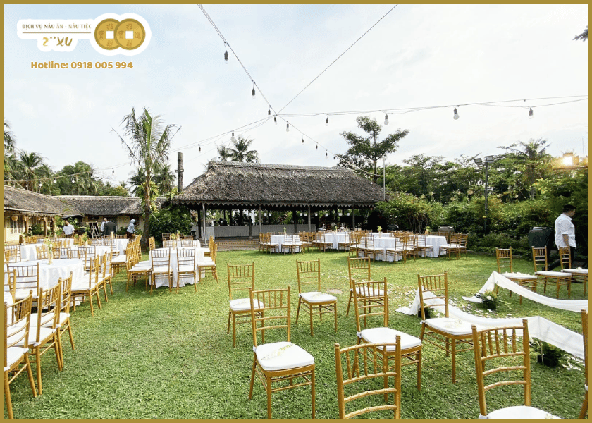 Ưu điểm của tiệc buffet ngoài trời