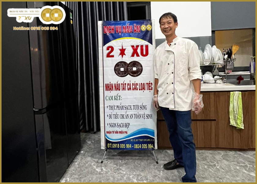 Ưu điểm nổi bật của dịch vụ nấu tiệc Long Điền tại 2XU